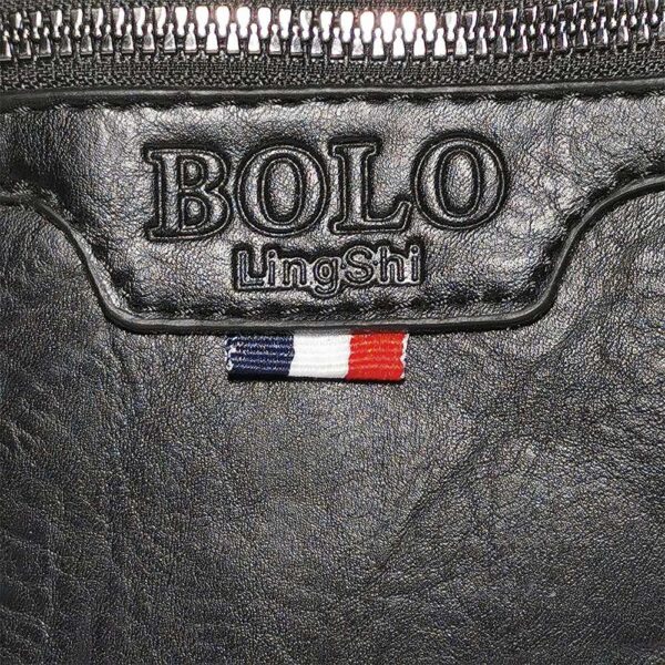 Morral de hombre, bandera francia, negro - Imagen 6