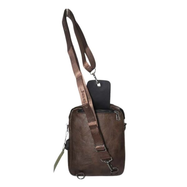 Morral pechera de hombre, Jeep, cafe - Imagen 4