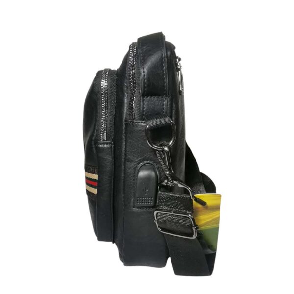 Morral pechera de hombre, Jeep, negro - Imagen 3