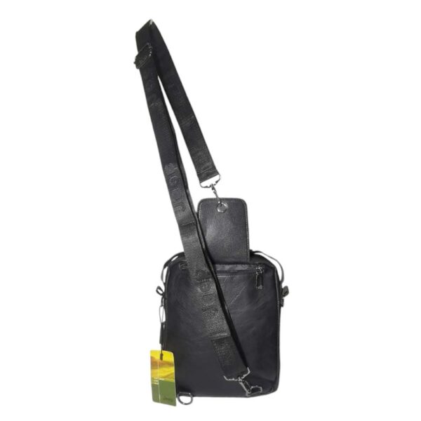 Morral pechera de hombre, Jeep, negro - Imagen 4