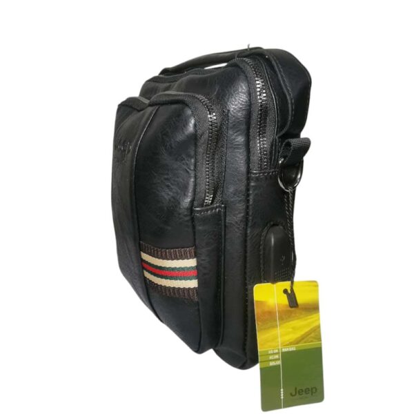 Morral pechera de hombre, Jeep, negro - Imagen 6