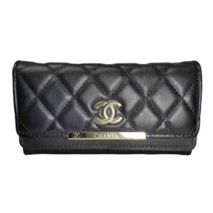 Billetera Chanel, negro