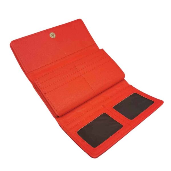 Billetera Chanel, rojo - Imagen 4