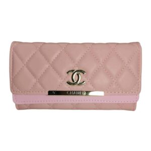 Billetera Chanel, rosado
