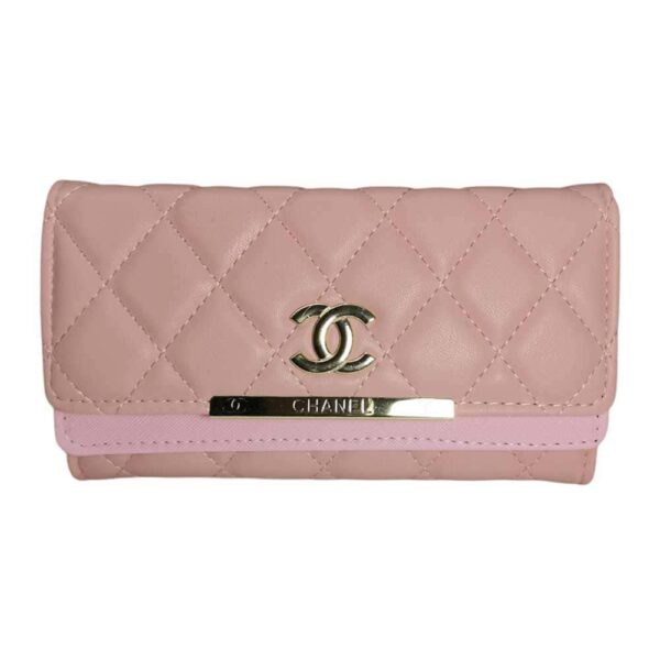 Billetera Chanel, rosado