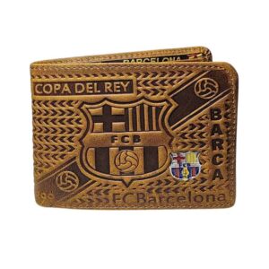 Billetera de cuero Barcelona, camel