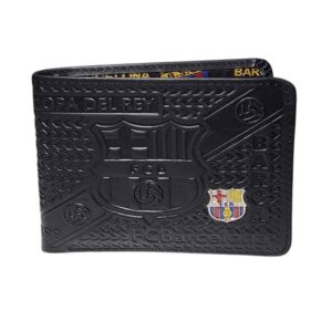 Billetera de cuero Barcelona, negro