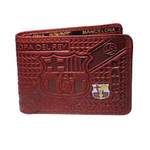 Billetera de cuero Barcelona, rojo