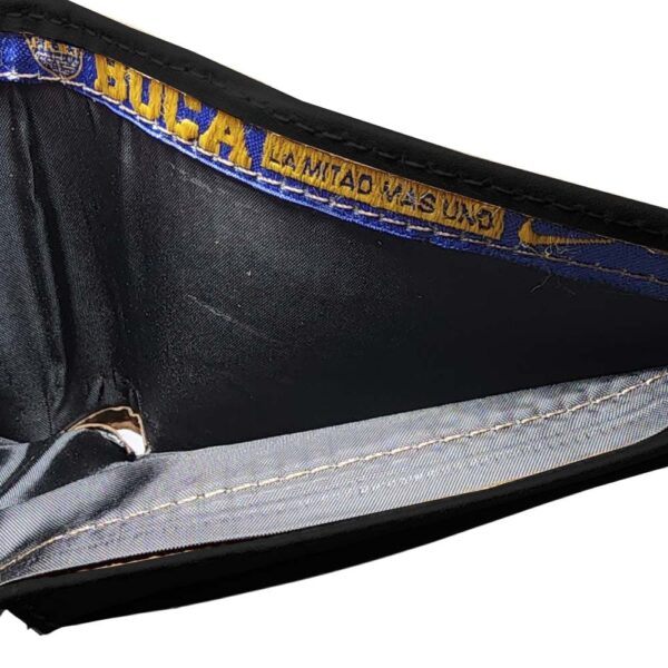 Billetera de cuero Boca Juniors, negro - Imagen 6
