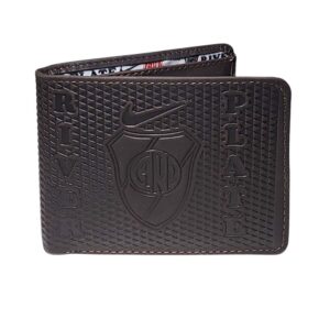 Billetera de cuero River Plate, cafe