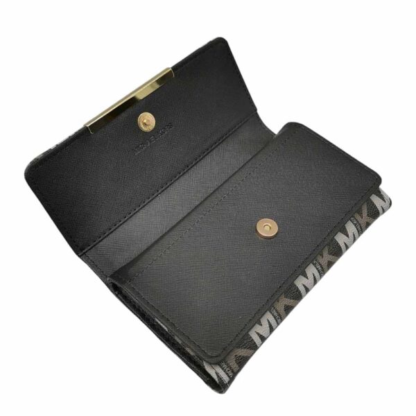 Billetera Michael Kors, negro MK - Imagen 3