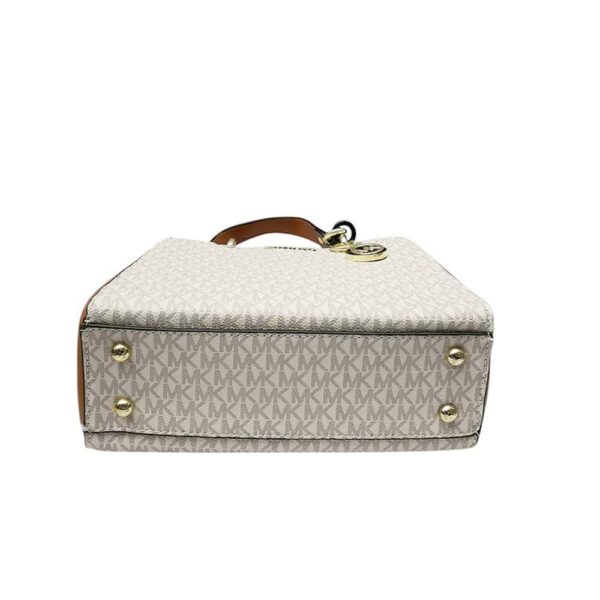 Bolso de hombro mediano Teagen Michael Kors, Beige - Imagen 4