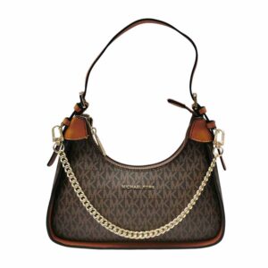 Bolso de hombro Wilma mediano Michael Kors, camel