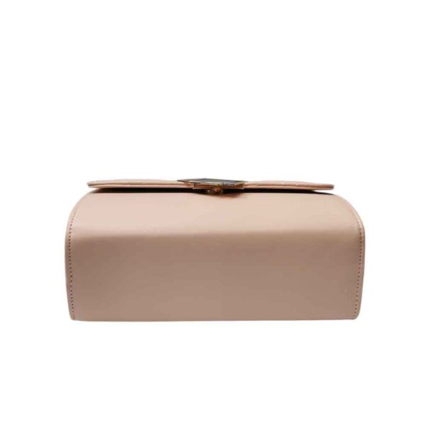Bolso mediano cuadros bordados, rosa - Imagen 5