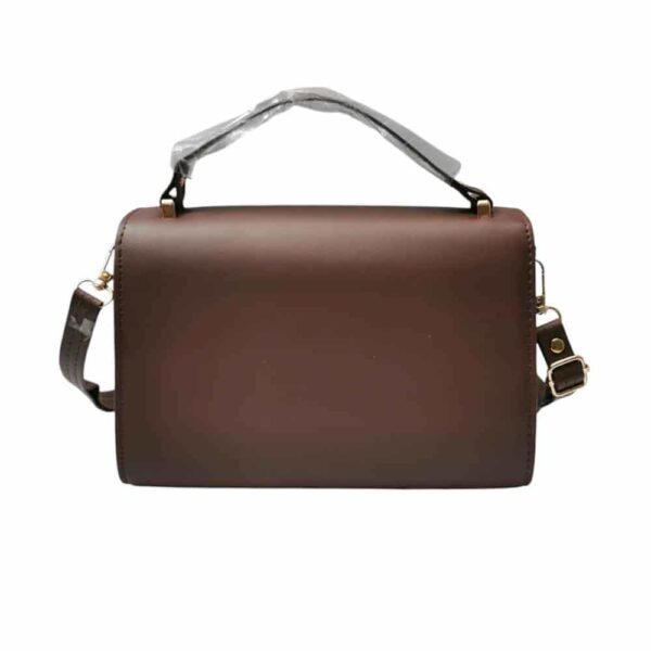 Bolso mediano minimalista, cafe - Imagen 2