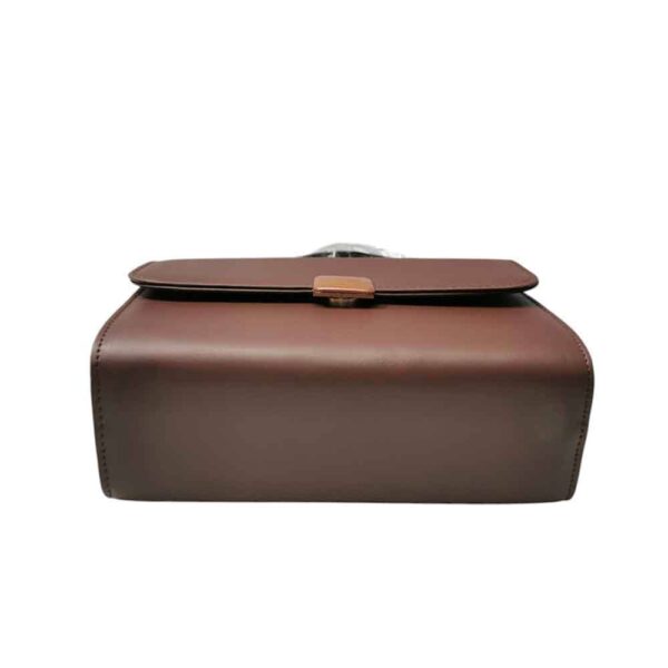Bolso mediano minimalista, cafe - Imagen 5