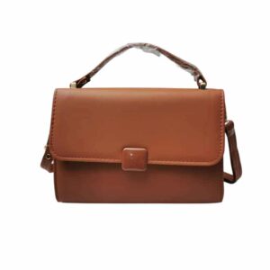 Bolso mediano minimalista, camel