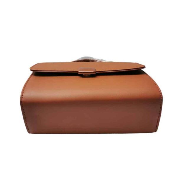 Bolso mediano minimalista, camel - Imagen 5