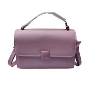 Bolso mediano minimalista, lila