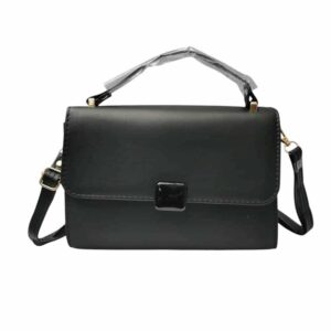 Bolso mediano minimalista, negro
