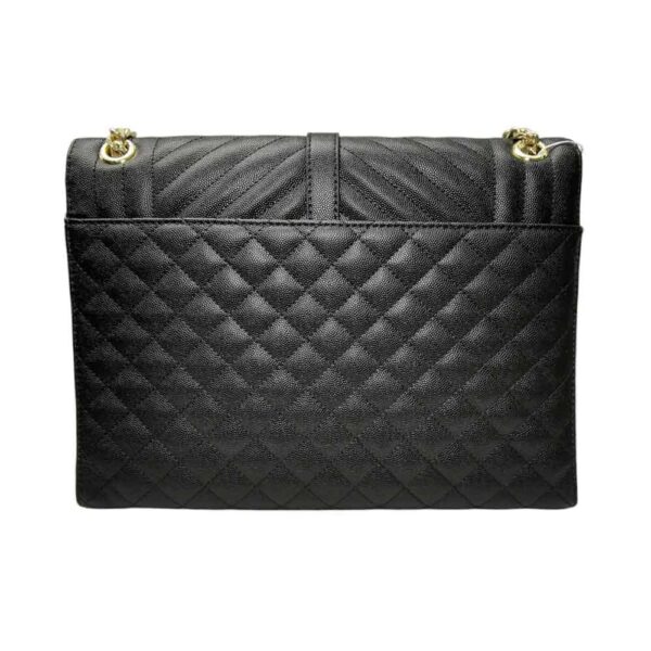 Bolso de hombro Saint Laurent Grain de Poudre, Negro - Imagen 2