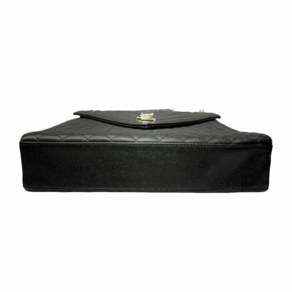 Bolso de hombro Saint Laurent Grain de Poudre, Negro - Imagen 6