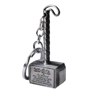 Llavero Marvel Martillo Thor, destapador metálico