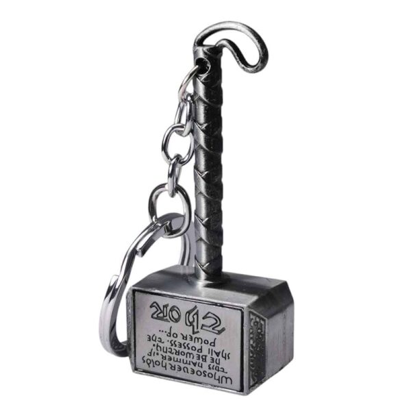 Llavero Marvel Martillo Thor, destapador metálico