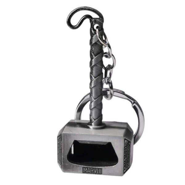 Llavero Marvel Martillo Thor, destapador metálico - Imagen 2