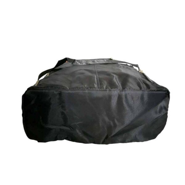 Mochila cartera antirrobo, oficio, 3 cremalleras, negro - Imagen 4