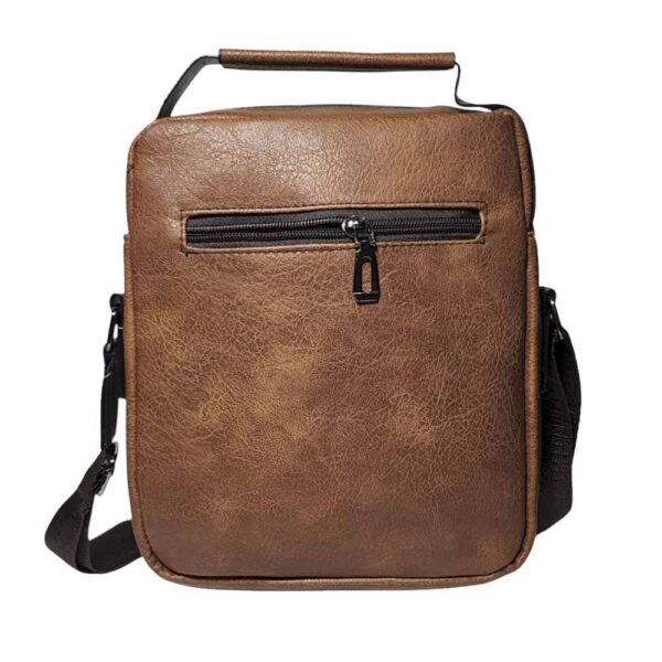 Morral de hombre, Jeep, 3 divisiones, camel - Imagen 2