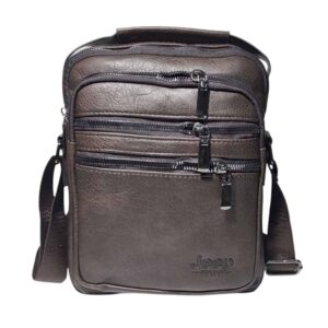 Morral de hombre, Jeep, 4 divisiones, cafe