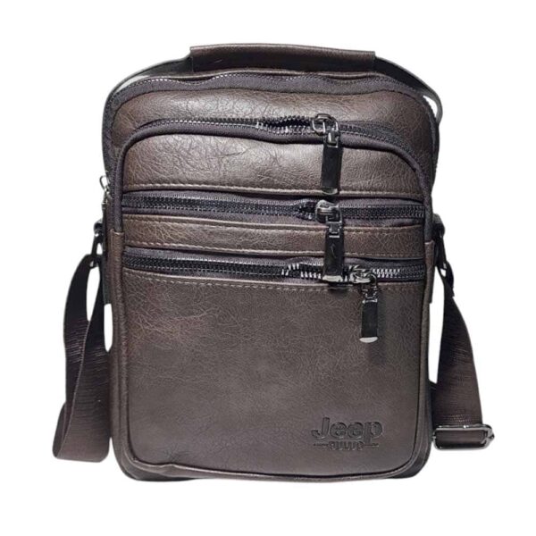 Morral de hombre, Jeep, 4 divisiones, cafe