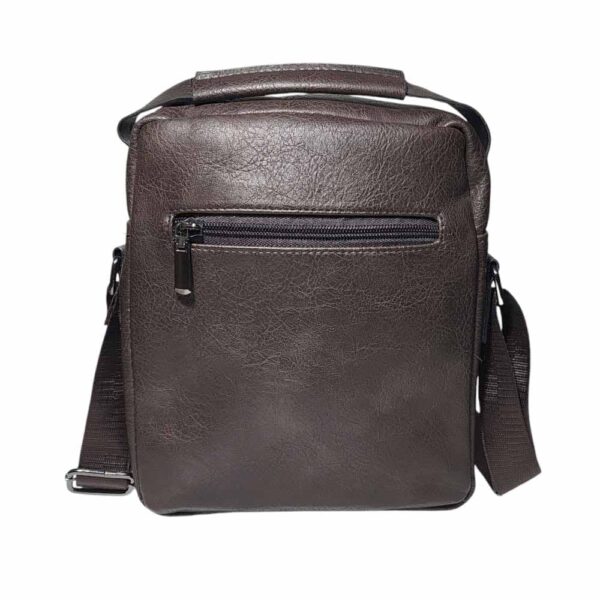 Morral de hombre, Jeep, 4 divisiones, cafe - Imagen 2