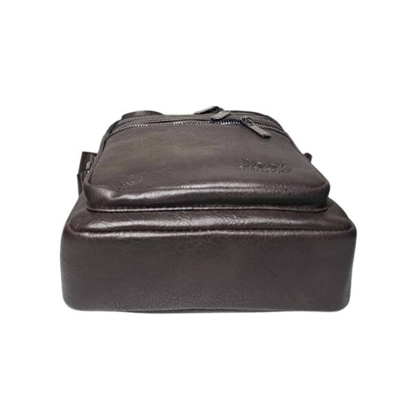Morral de hombre, Jeep, 4 divisiones, cafe - Imagen 4