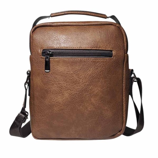 Morral de hombre, Jeep, 4 divisiones, camel - Imagen 2
