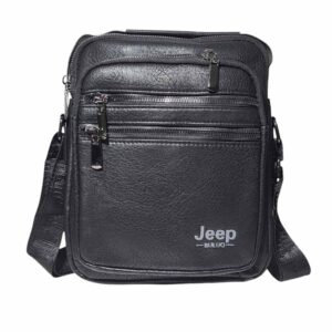 Morral de hombre, Jeep, 4 divisiones, negro