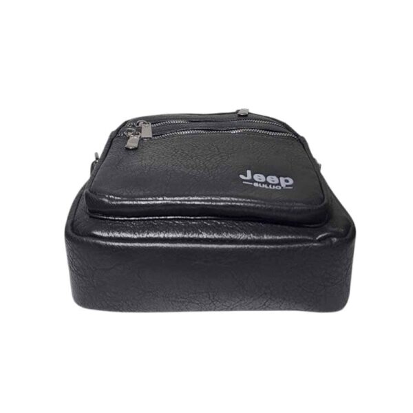 Morral de hombre, Jeep, 4 divisiones, negro - Imagen 4
