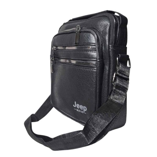 Morral de hombre, Jeep, 4 divisiones, negro - Imagen 5