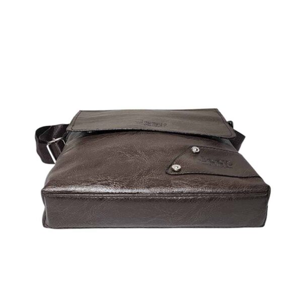 Morral de hombre, Jeep, solapa, small, broches, cafe - Imagen 4