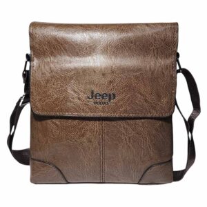 Morral de hombre, Jeep, solapa, small, camel