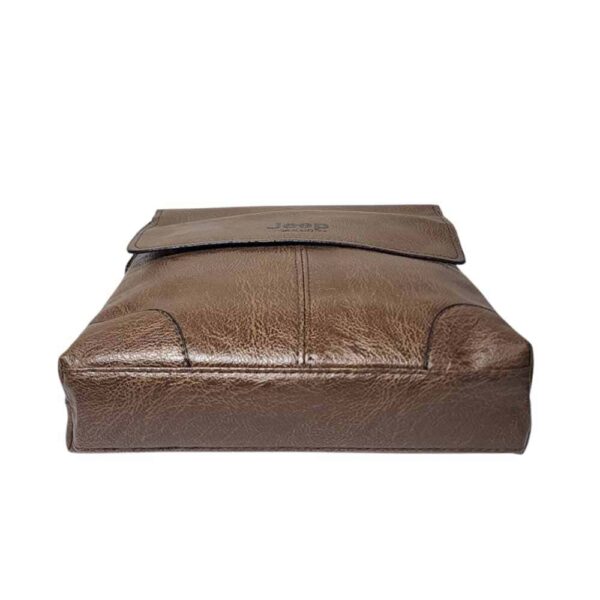 Morral de hombre, Jeep, solapa, small, camel - Imagen 4