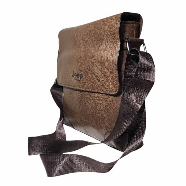Morral de hombre, Jeep, solapa, small, camel - Imagen 5