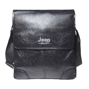 Morral de hombre, Jeep, solapa, small, negro
