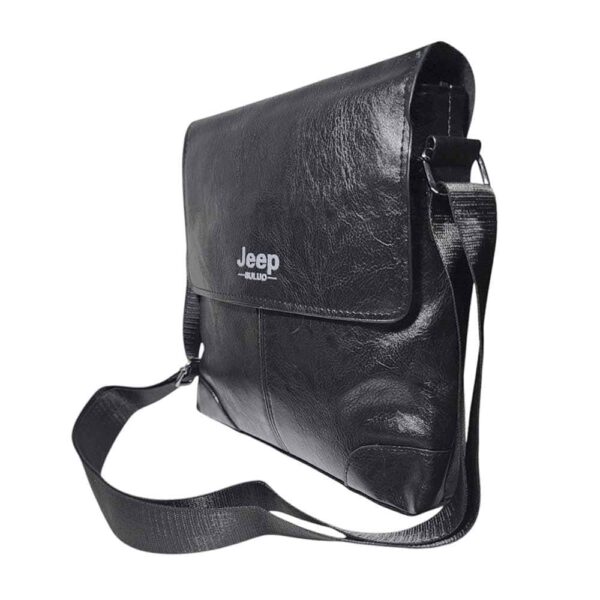 Morral de hombre, Jeep, solapa, small, negro - Imagen 5