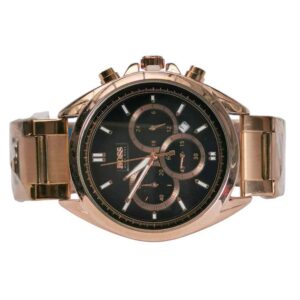 Premium, Classic men Hugo Boss, Cuarzo, Black and Gold Rose