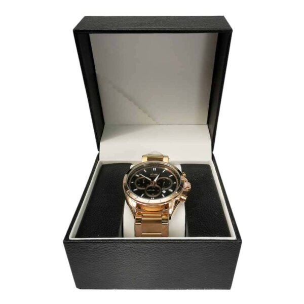 Premium, Classic men Hugo Boss, Cuarzo, Black and Gold Rose - Imagen 5