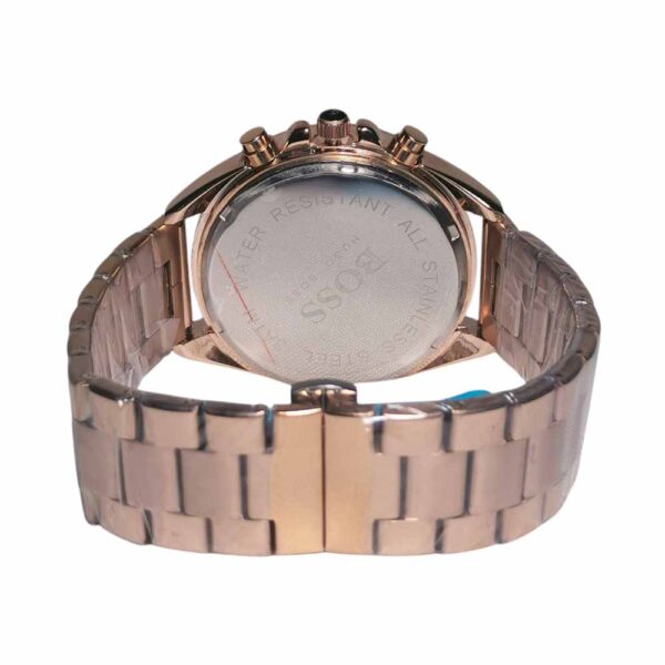 Premium, Classic men Hugo Boss, Cuarzo, Black and Gold Rose Dial - Imagen 2