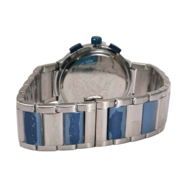 Premium, Versace Chrono two tone Steel and Blue - Imagen 3