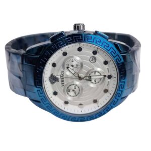 Premium, Versace Chrono two tone Steel and Blue and White